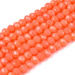 Koraliki Fasetowane Kryształki Szklane Rondelle Mango 2.7x1.5mm