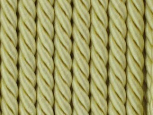 Sznur sznurek ozdobny dekoracyjny skręcany wiskozowy kremowy 8mm