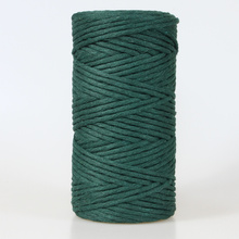 Sznurek bawełniany skręcany do makramy Lavish Emerald 3mm