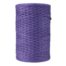Mia Mote™ Classic Line Sznurek bawełniany skręcany do makramy Amethyst 3mm