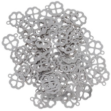 Zawieszka Stal Chirurgiczna Koniczynka 12x10,5mm 10szt
