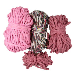 Outlet / Sznurek Bawełniany Skręcany / do Makramy / Classic Eco Line / mix / 2/3/5 mm / 200g [441]