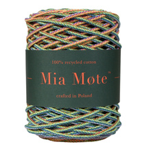 Mia Mote™ Thinny Line sznurek bawełniany 3mm miraże ombre strip
