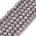Koraliki Fasetowane Kryształki Szklane Rondelle Szary 2.7x1.5mm
