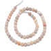 Agat Druzy Peachpuff Grade A Kamień Jubilerski kula 6mm