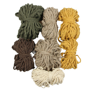 Outlet / Sznurek Bawełniany Skręcany / do Makramy / Classic Eco Line / mix / 2/3/5 mm / 200g