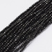 Spinel Naturalny Czarny - kamień siły i regeneracji - Kula Fasetowany Koraliki 2mm