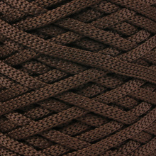 Mia Mote™ ByBag Line Sznurek Poliestrowy płaski bez rdzenia ciemny brązowy czekolada 3mm