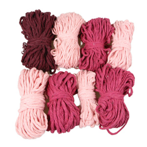 Outlet / Sznurek Bawełniany Skręcany / do Makramy / Classic Eco Line / mix / 2/3/5 mm / 200g