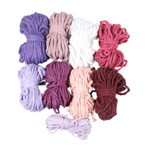 Outlet / Sznurek Bawełniany Skręcany / do Makramy / Classic Eco Line / mix / 2/3/5 mm / 200g  [392]