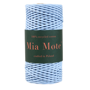 Mia Mote™ Petit Line Outlet CUT  Sznurek pleciony bawełniany 2mm Atlantis Crystal