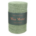 Mia Mote™ Classic Line Sznurek bawełniany skręcany do makramy 3mm green jasper