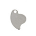 Zawieszka Stal Chirurgiczna Serce 12x9x1mm 5szt