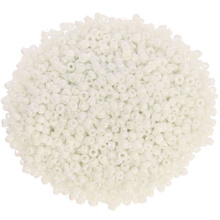 Koraliki paciorki szklane drobne seed beads do beadingu sutaszu 2mm biały
