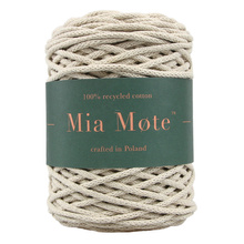 Mia Mote™ Basic Line sznurek bawełniany 5mm ivory