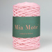 Mia Mote™ ByBag Line Sznurek Poliestrowy matowy płaski bez rdzenia pastelowy różowy 3mm