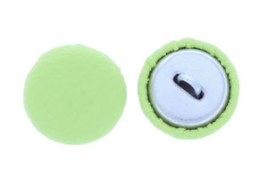 Guziki Tapicerskie Oblekane Obciągane Eko Skóra Ek11 Zielony 22mm R36 10szt