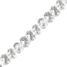 Kryształki Szklane Szlifowane Fasetowane Rondelle Platerowany 4x3mm