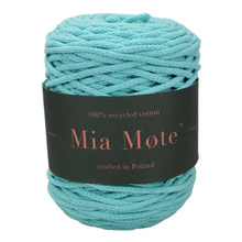 Mia Mote™ Basic Line sznurek bawełniany 5mm mint amazonite