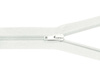 Zamek suwak błyskawiczny spiralny 5' do torebki rozdzielczy auto lock do makramy biały 30cm