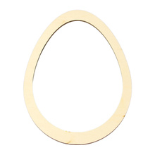 Drewniana obręcz do makramy łapacz łapacza snów 27cm Jajko