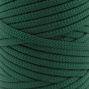 Mia Mote™ ByBag Line Sznurek Poliestrowy płaski bez rdzenia ciemny zielony butelkowy 5mm