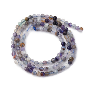 Fluoryt naturalny - kamień klarowności, harmonii i koncentracji - kula fasetowana 3mm