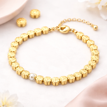 Kamień Jubilerski Hematyt Non-Magnetic Golden Kwiatek 6x3mm