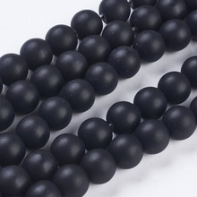 Kamień Jubilerski Onyks Matowy Kula 10mm