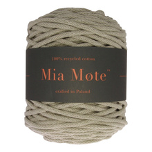 Mia Mote™ Lush Line Sznurek bawełniany 5mm olive aquamarine