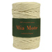 Mia Mote™ Classic Line Sznurek bawełniany skręcany do makramy 5mm light moonstone