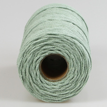 Mia Mote™ Petit Line Sznurek pleciony bawełniany 2mm Oliwin Peridot