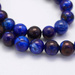 Agat Marine Blue Kamień Jubilerski gładki kula 6mm