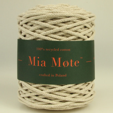 Mia Mote™ Basic Line sznurek bawełniany 5mm moonstone