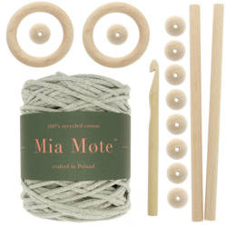 Zestaw do makramy dla początkujących 5mm z akcesoriami