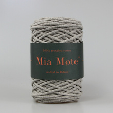 Mia Mote™ Thinny Line sznurek bawełniany 3mm flaxy river stone