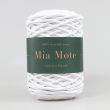 Mia Mote™ Thinny Line sznurek bawełniany 3mm chalk