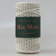 Mia Mote™ Petit Line Sznurek pleciony bawełniany 2mm Ivory