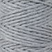 Sznurek bawełniany skręcany do makramy Lavish Striped Flint  3mm