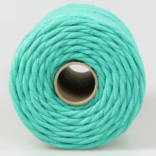 Mia Mote™ Classic Line Sznurek bawełniany skręcany do makramy 2mm Malachite Green