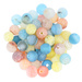 Agat Ognisty Frosted Rainbow Kamień Jubilerski gładki kula 6mm