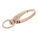 Brelok do Kluczy Karabińczyk do Torebki Obrotowy złoty 37x13mm