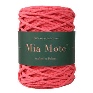 Mia Mote™ Basic Line sznurek bawełniany watermelon crystal 5mm