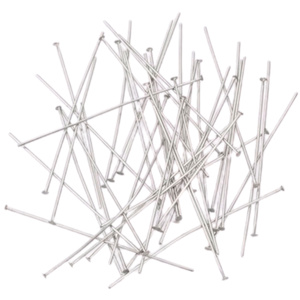 Szpilki Montażowe Jubilerskie Kolor Srebrny 50mm