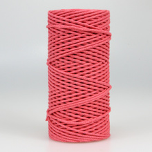 Mia Mote™ Petit Line Sznurek pleciony bawełniany 2mm Watermelon Crystal