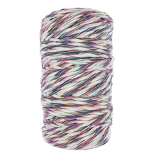 Mia Mote™ Classic Line Sznurek bawełniany skręcany do makramy 5mm stripe