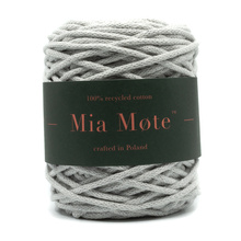 Mia Mote™ Lush Line Sznurek bawełniany 5mm halit Nowy Splot