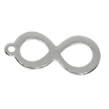 Zawieszka Stal Chirurgiczna Nieskończoność Infinity 19.5x8mm