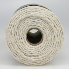 Mia Mote™ Classic Line Sznurek bawełniany skręcany do makramy 3mm light moonstone