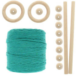 Zestaw do makramy dla początkujących 3mm 100m z akcesoriami